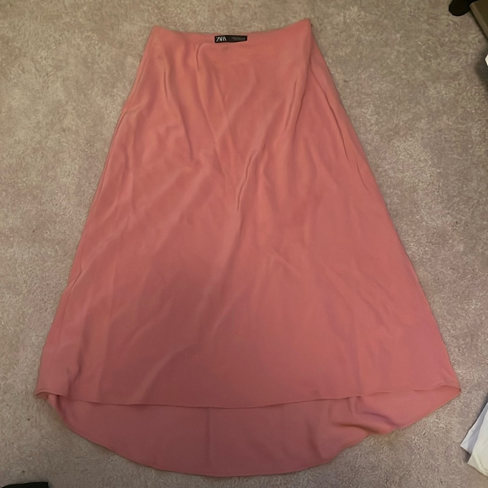 Zara Pink Maxi Skirt